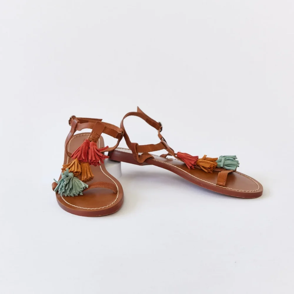 Multi Tassel Sandal - Picture 7 of 10